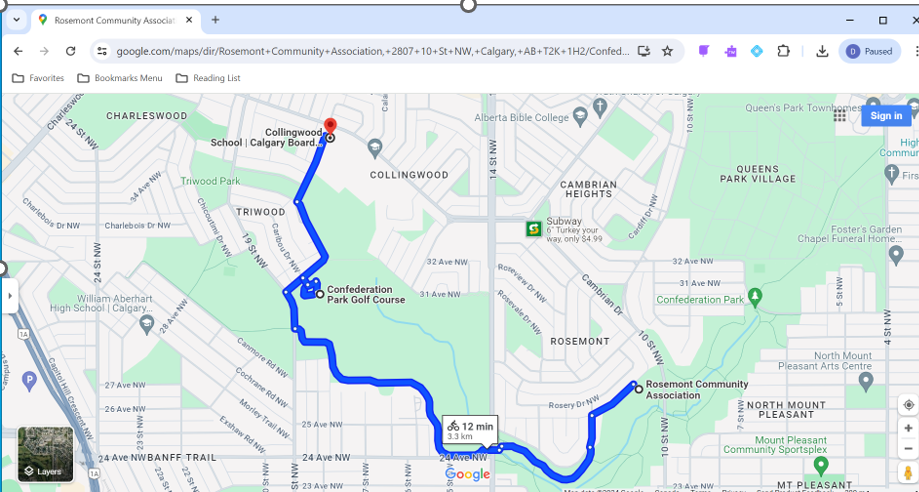 Bike to School Day Map June 3 2025