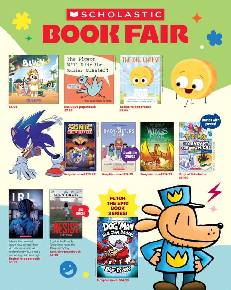 Scholastic, Book Fair 2025, Brochure